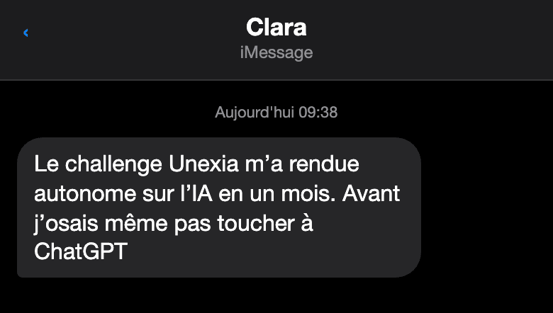 Avis d'un participant au challenge