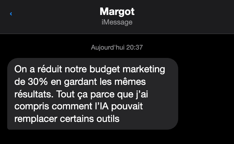 Avis d'un participant au challenge